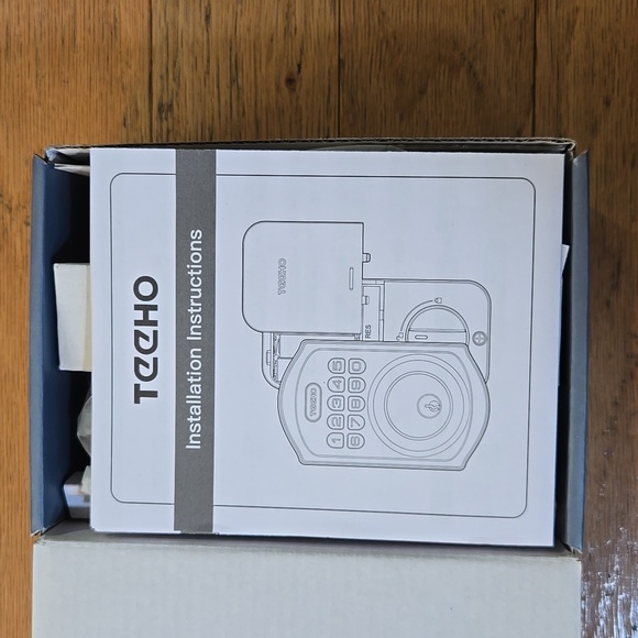 NIB TEEHO TE001 Keypad Digital Deadbolt Satin Nickel - Picture 5 of 7